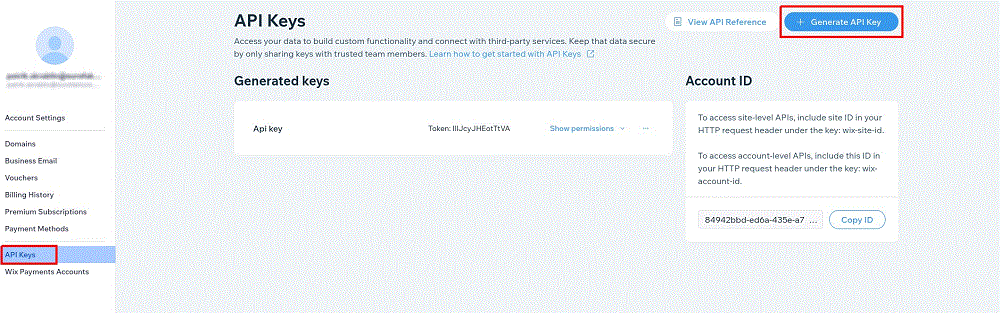 Kreiranje API ključa