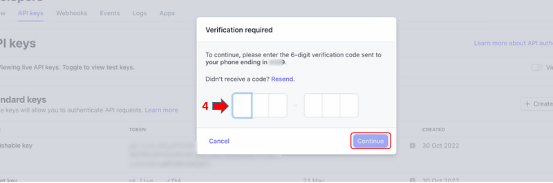 Dodavanje novog API ključa i verifikacija